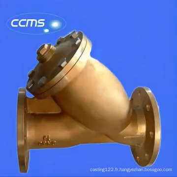 Valve de crépine CNC Pièce de coulée usinée